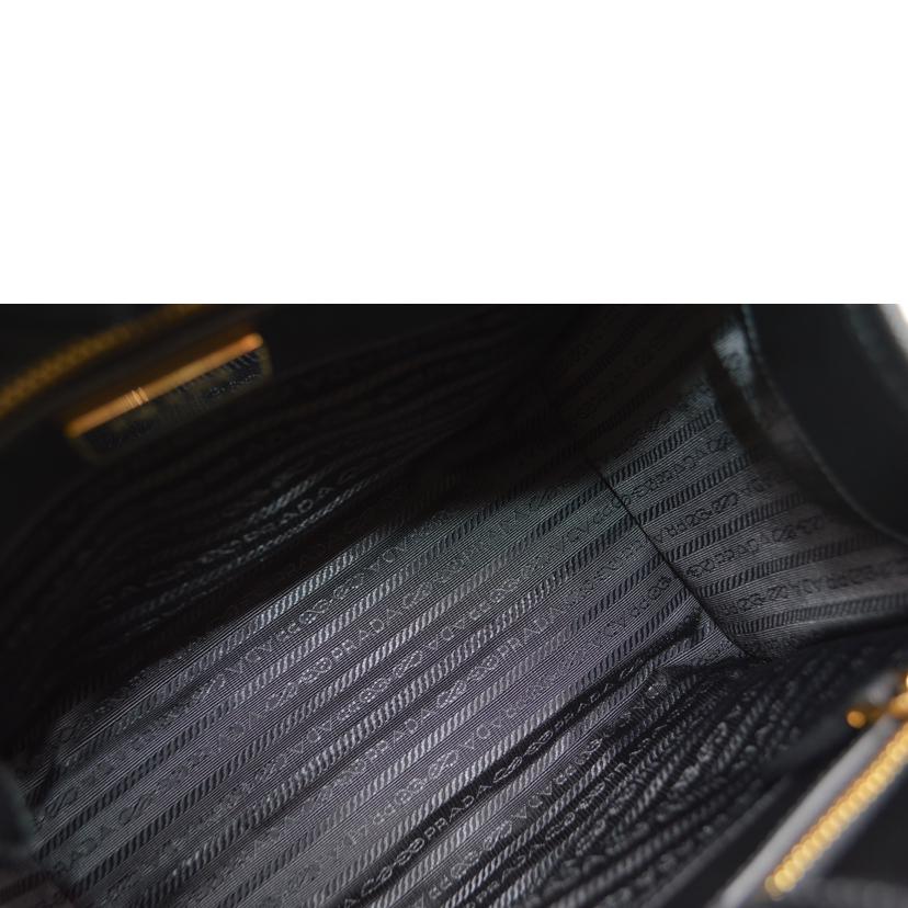 PRADA プラダ/サフィアーノテスートキルティング2WAYレザーハンド/ネロ/1BA100//158/SAランク/89