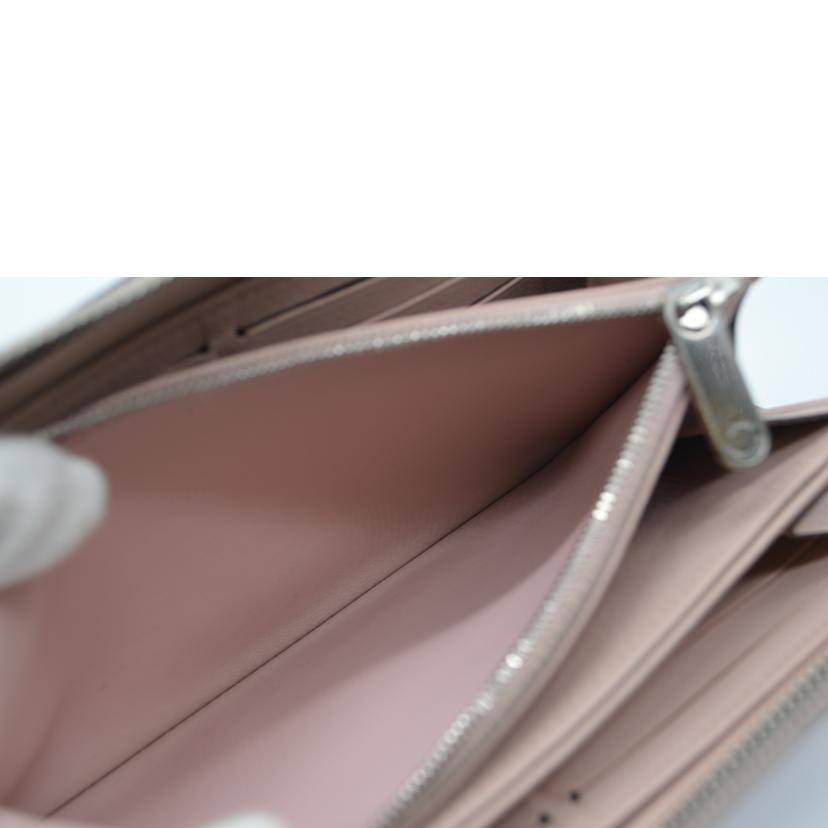 LV ルイヴィトン/ジッピー・ウォレット/モノグラム・マヒナ/マグノリア/M61868//TN1***/Bランク/89