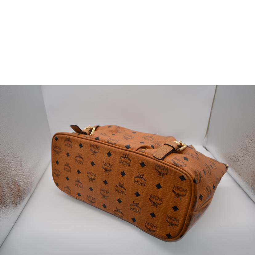 MCM エムシーエム/ロゴグラム2wayレザートート/コニャック/MWP0AVI18CO001//U6868/Aランク/89