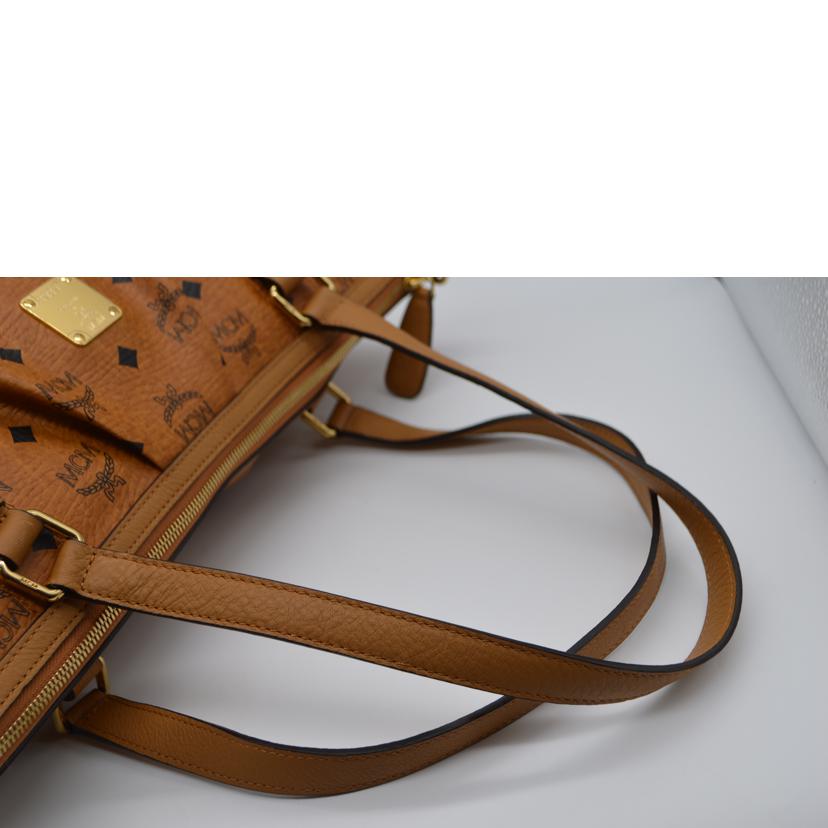 MCM エムシーエム/ロゴグラム2wayレザートート/コニャック/MWP0AVI18CO001//U6868/Aランク/89