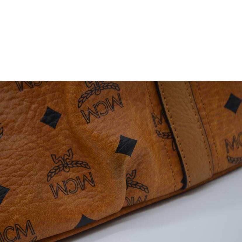 MCM エムシーエム/ロゴグラム2wayレザートート/コニャック/MWP0AVI18CO001//U6868/Aランク/89