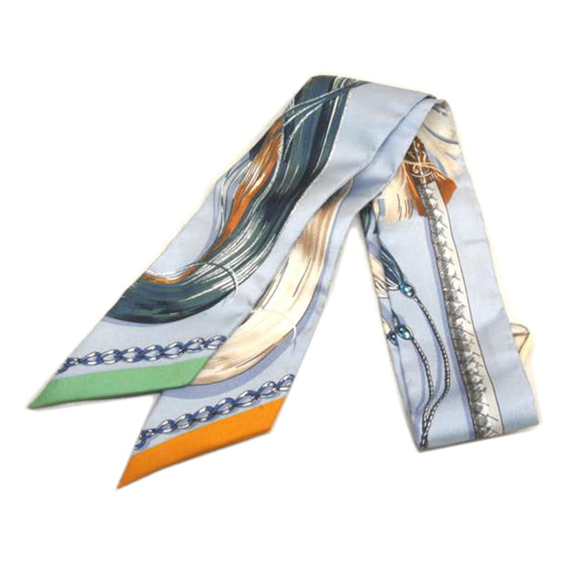 HERMES エルメス/ツイリーブルー//Sランク/92