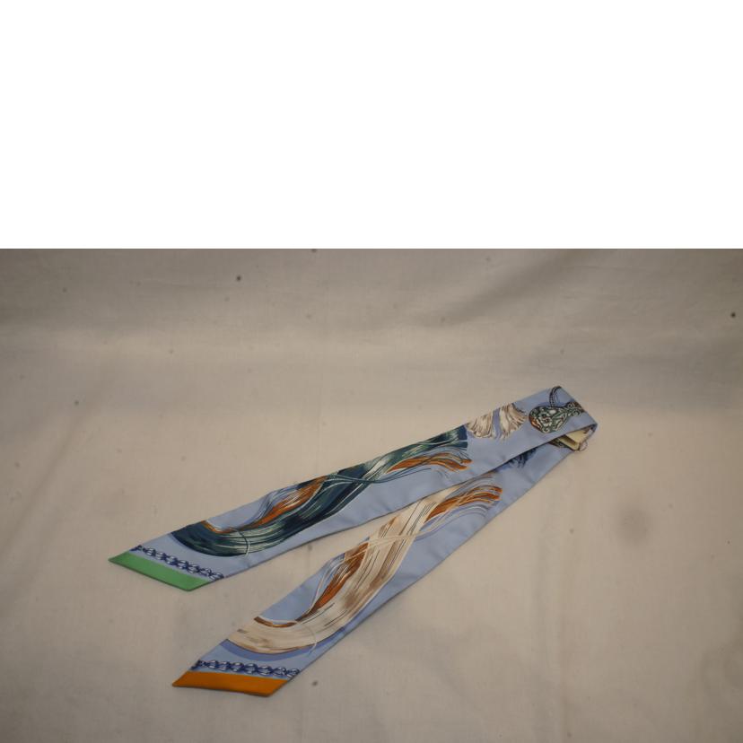 HERMES エルメス/ツイリーブルー//Sランク/92