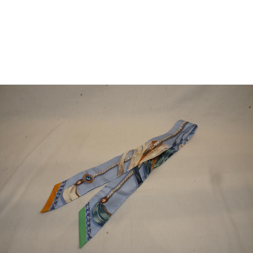 HERMES エルメス/ツイリーブルー//Sランク/92