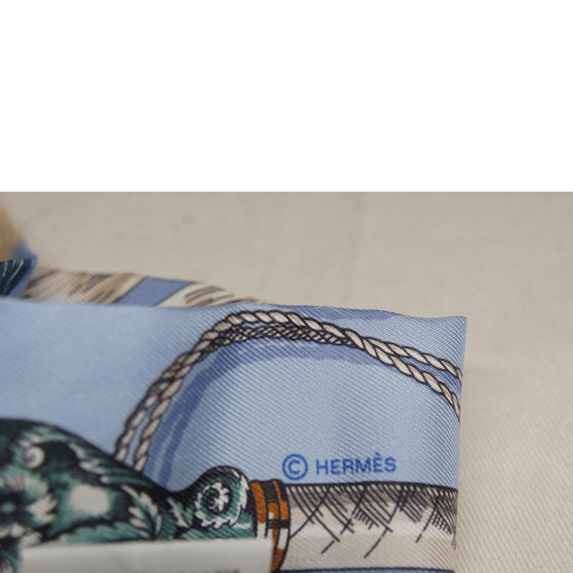 HERMES エルメス/ツイリーブルー//Sランク/92
