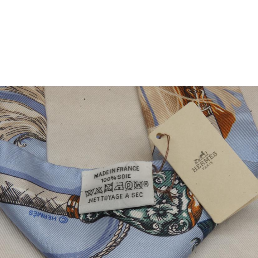 HERMES エルメス/ツイリーブルー//Sランク/92