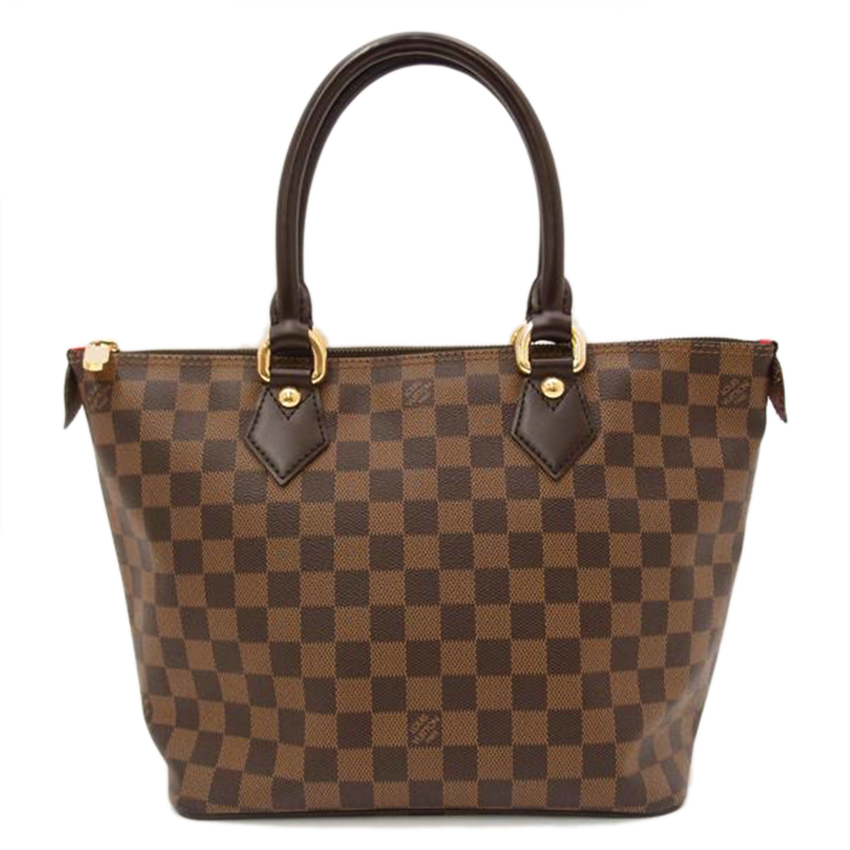 LOUIS VUITTON ルイ・ヴィトン トート 手提げ 市松模様 ブラウン レディース/サレヤPM/ダミエ・エベヌ/N51183//VI1097/Aランク/69