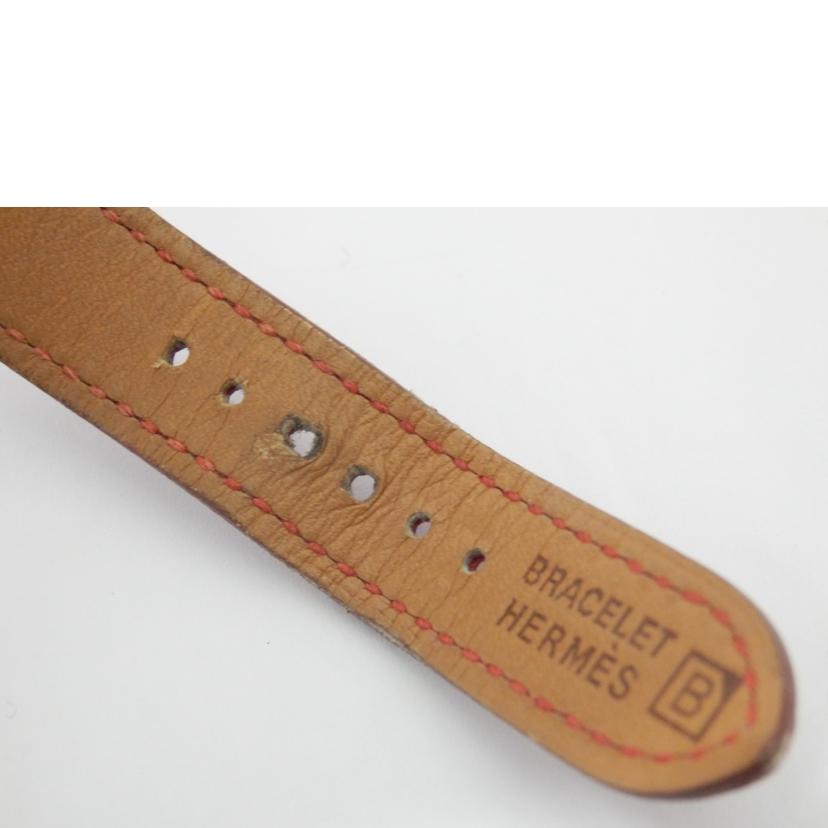 HERMES エルメス/Hウォッチ/レッド文字盤/□B刻印/HH1.201//1156539/Bランク/88