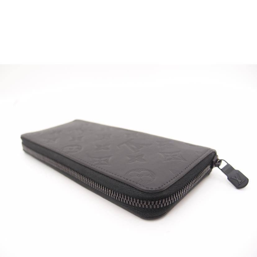 LOUIS VUITTON ルイ・ヴィトン 長財布 ラウンドファスナー レザー ブラック メンズ/ジッピーウォレットヴェルティカル/モノグラムシャドウ/M62902//RFID確認済/Aランク/69