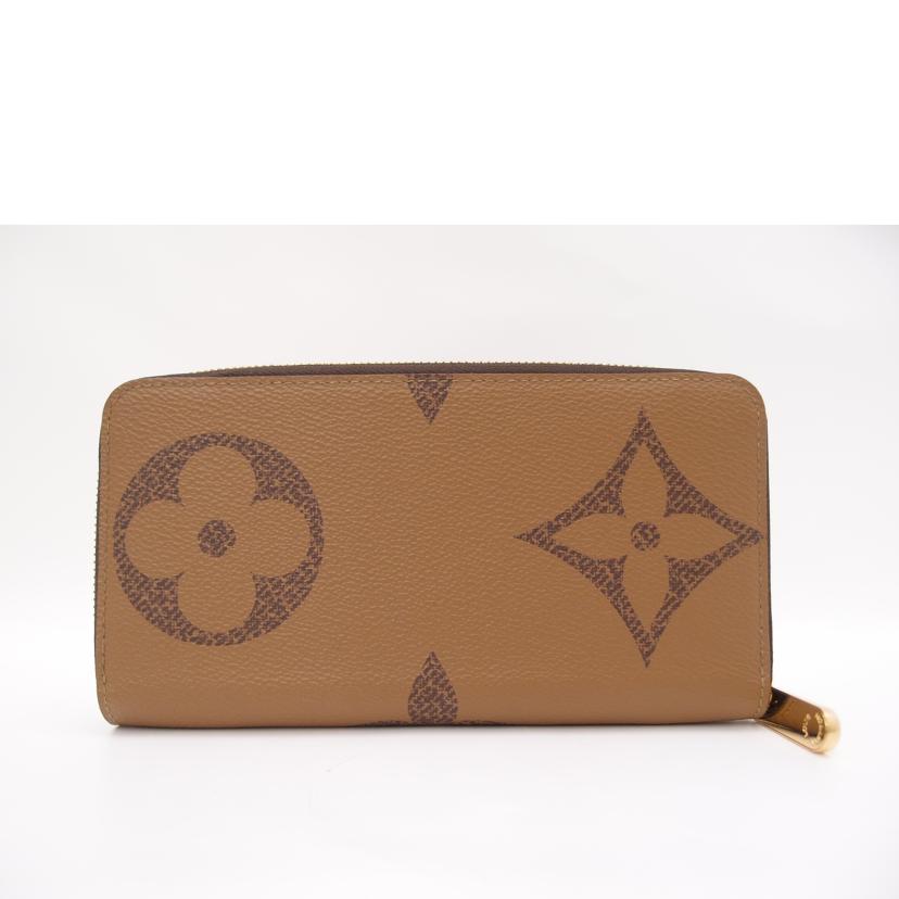 LOUIS VUITTON ルイ・ヴィトン 長財布 ラウンドファスナー ブラウン レディース メンズ /ジッピー・ウォレット/モノグラムジャイアント・リバース/M69353//CA0250/SAランク/69
