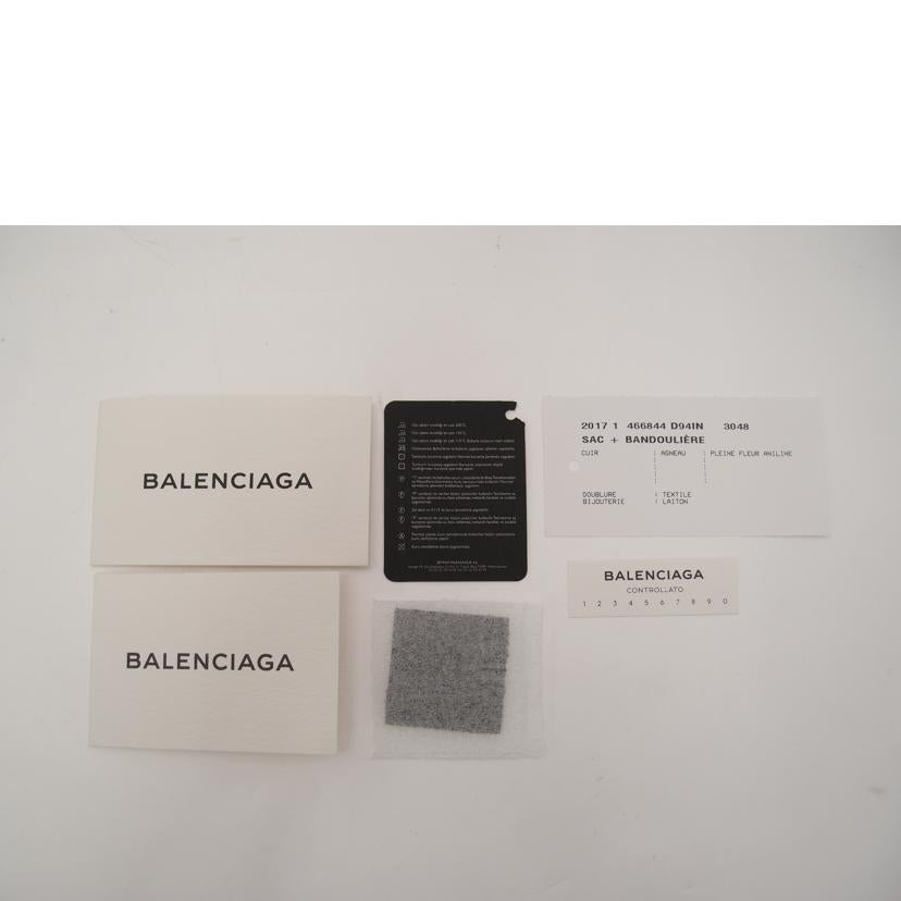 BALENCIAGA バレンシアガ ハンドバッグ ショルダーバッグ 2way レザー 黒/エアホーボーS/ブラック/466844//SAランク/69