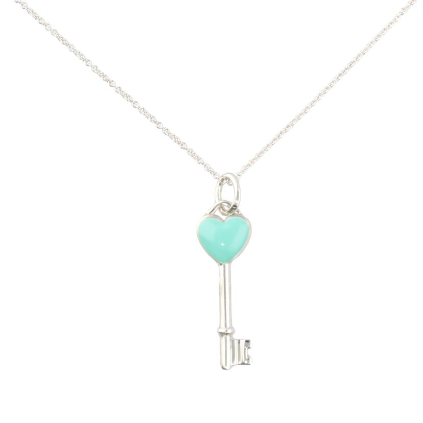 TIFFANY&CO. ティファニー/エナメルハートキーペンダントネックレス/SV//Aランク/75