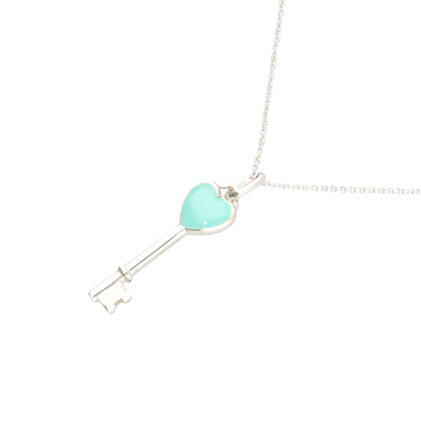 TIFFANY&CO. ティファニー/エナメルハートキーペンダントネックレス/SV//Aランク/75