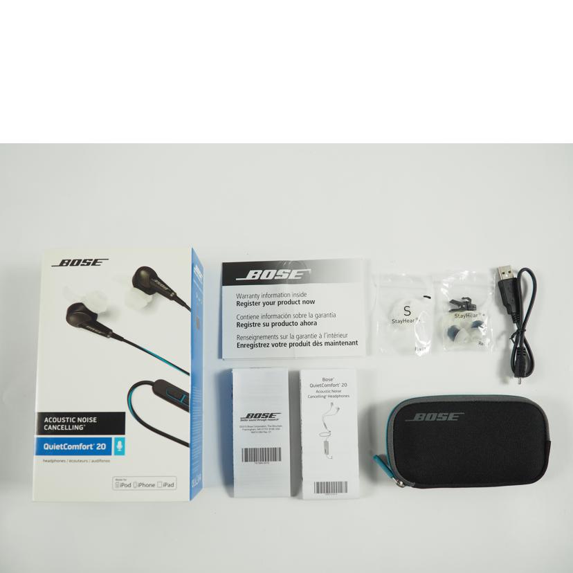 BOSE ボーズ/イヤホン/QuietComfort20//065851Z53353363AE/Aランク/79