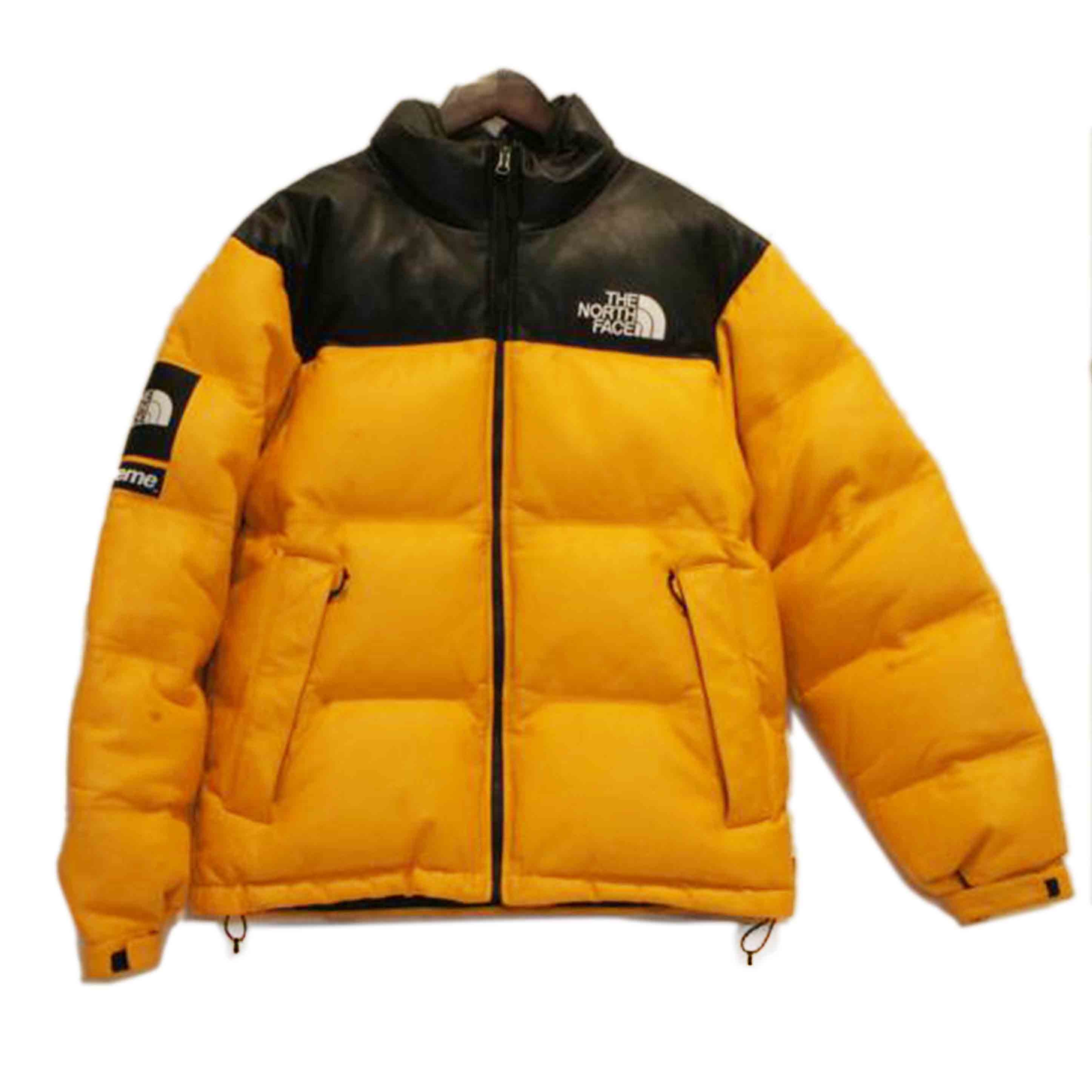 Supreme×THE NORTH FACE シュプリーム×ノースフェイス/17AWノースフェイスコラボラムレザーヌプシダウンジャケット/ND91702I//Bランク/92
