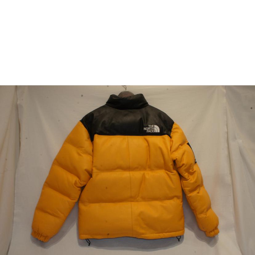 Supreme×THE NORTH FACE シュプリーム×ノースフェイス/17AWノースフェイスコラボラムレザーヌプシダウンジャケット/ND91702I//Bランク/92