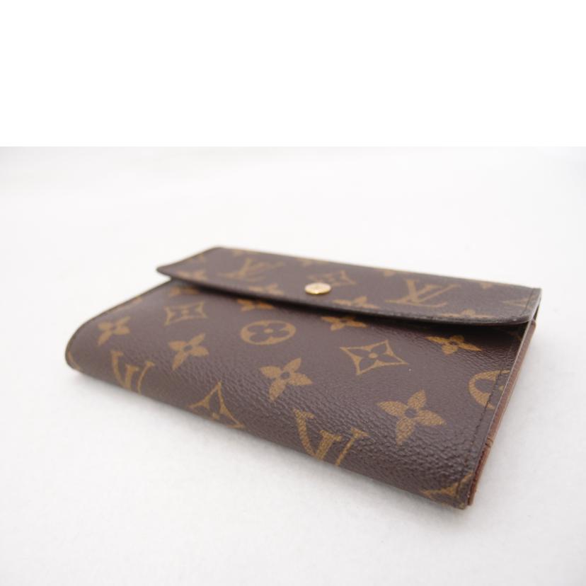LOUIS VUITTON ルイ・ヴィトン ビトン 三つ折り財布 茶 /ポルトトレゾール・エテュイパピエ/モノグラム/M61202//SP0***/ABランク/69