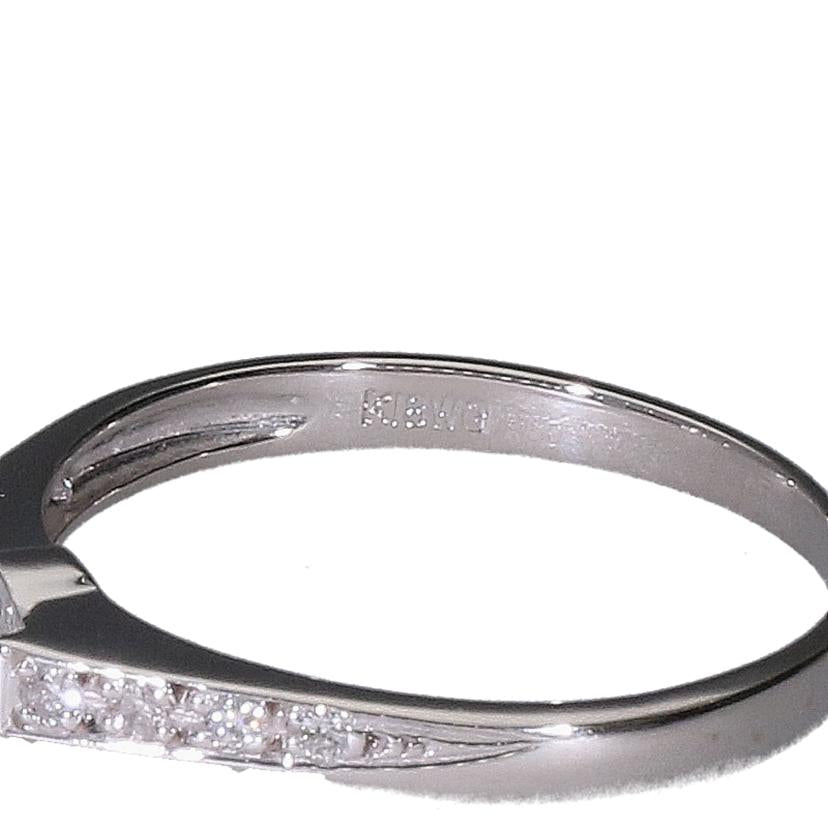 / K18WGダイヤリングD0.30/0.06ct//Aランク/88