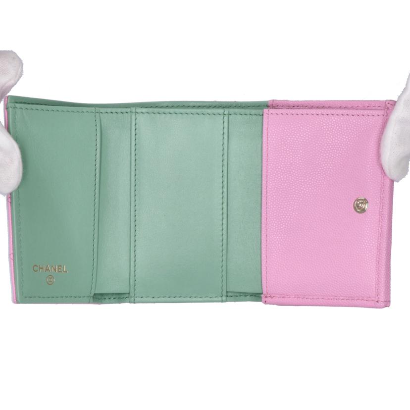 CHANEL シャネル/クラシックスモールフラップウォレット//PT3*****/SAランク/75