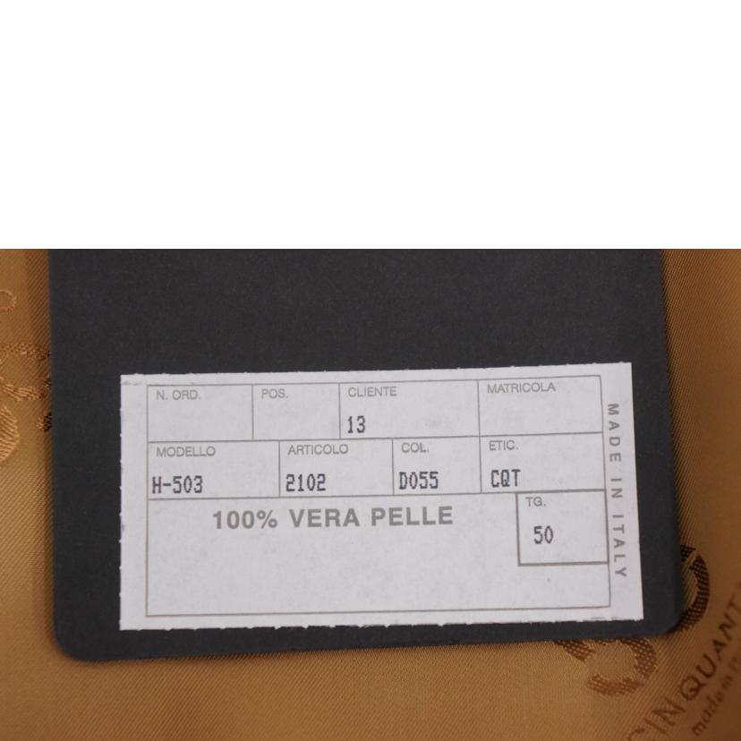 CINQUANTA チンクアンタ/CINQUANTA ゴートスエードレザーJKT /H-503//SAランク/67