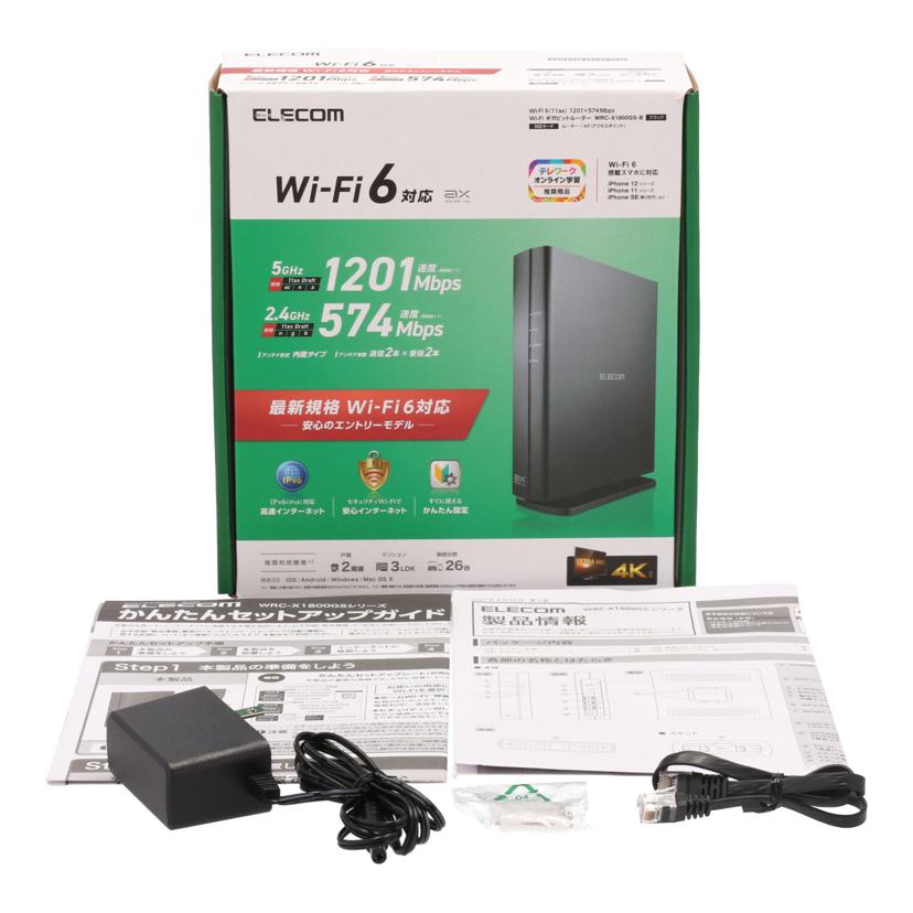 ELECOM エレコム/無線LANルーター/WRC-X1800GS//0928L871402035B/Bランク/84