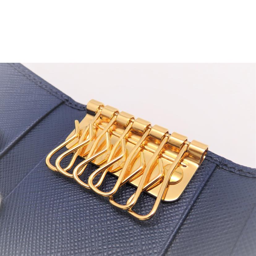 PRADA プラダ/サフィアーノレザー6連キーケース/1PG222//SAランク/91