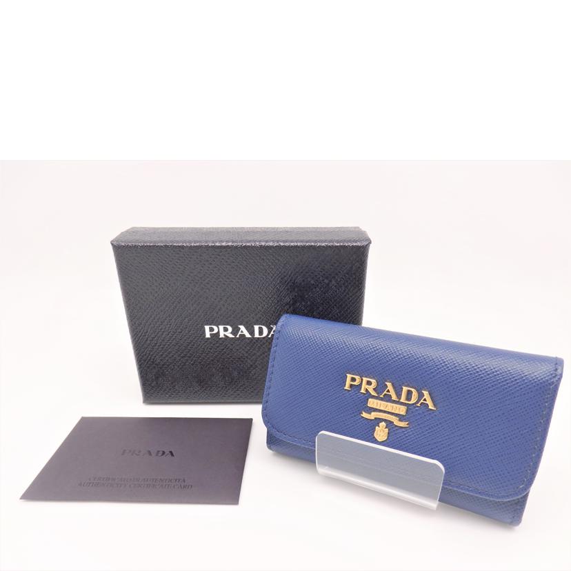 PRADA プラダ/サフィアーノレザー6連キーケース/1PG222//SAランク/91