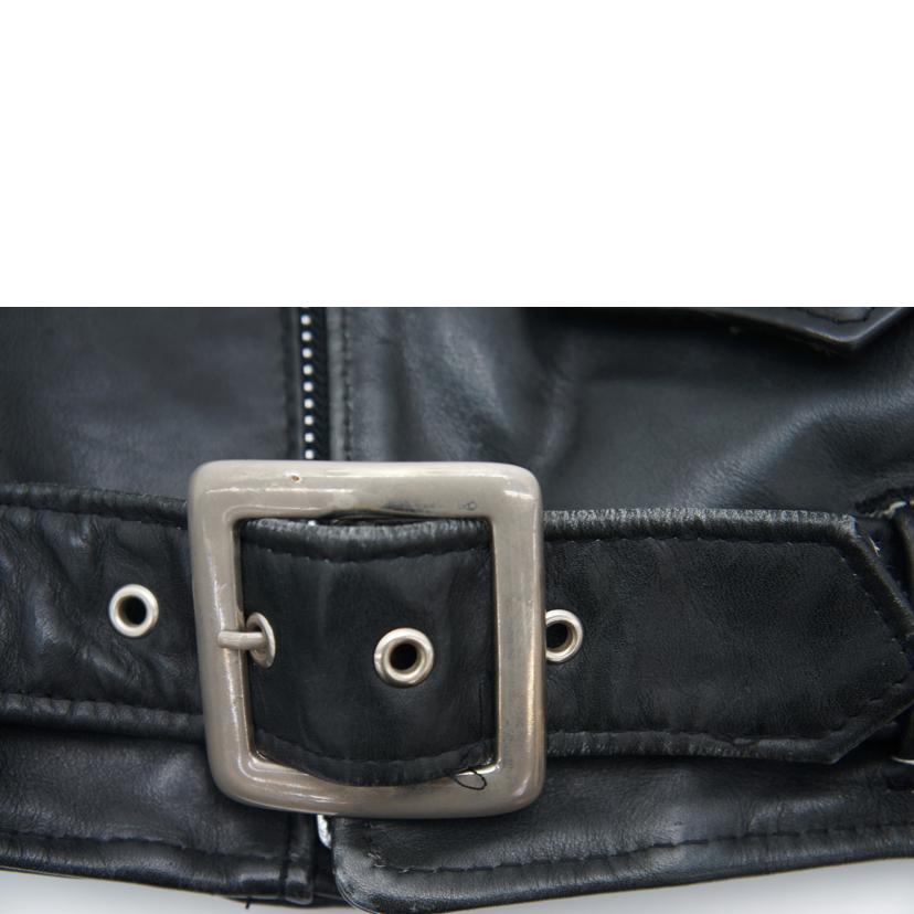 Schott ショット/ダブルライダースジャケット BLK//Bランク/78