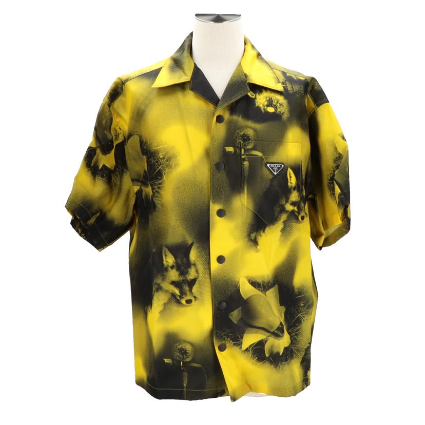 PRADA プラダ PRADA RE-NYLON LAMP シャツ メンズ/PRADA半袖シャツ/SC513//SAランク/37