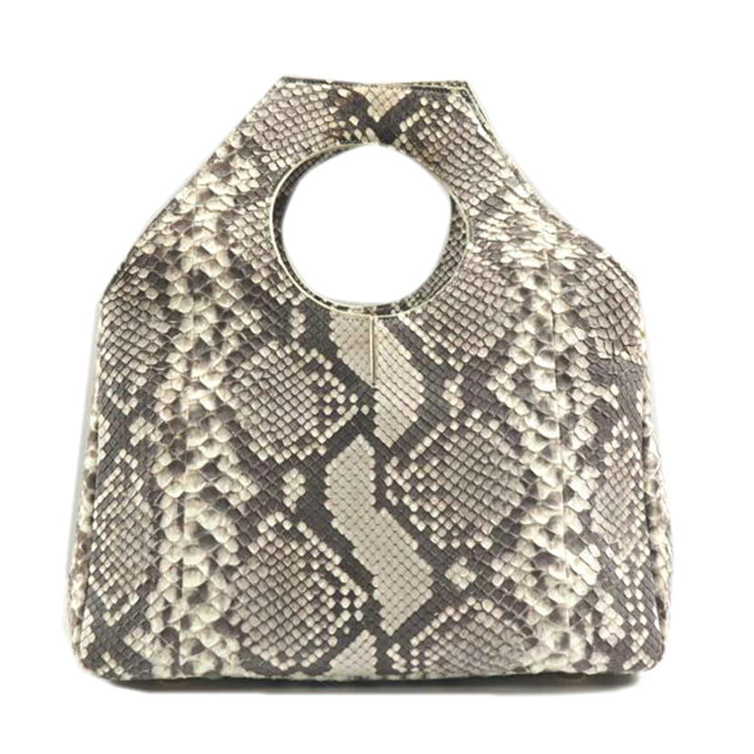 /パイソン2WAYハンドバッグ//SAランク/79
