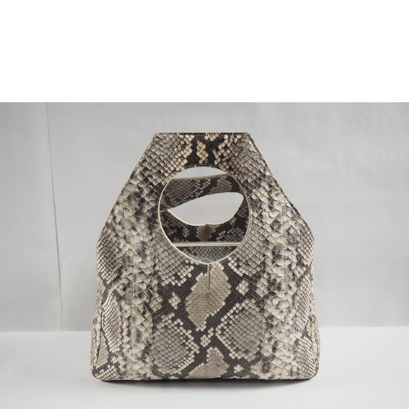 /パイソン2WAYハンドバッグ//SAランク/79