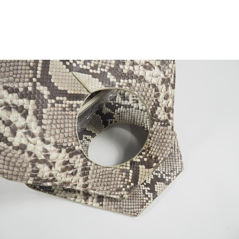 /パイソン2WAYハンドバッグ//SAランク/79