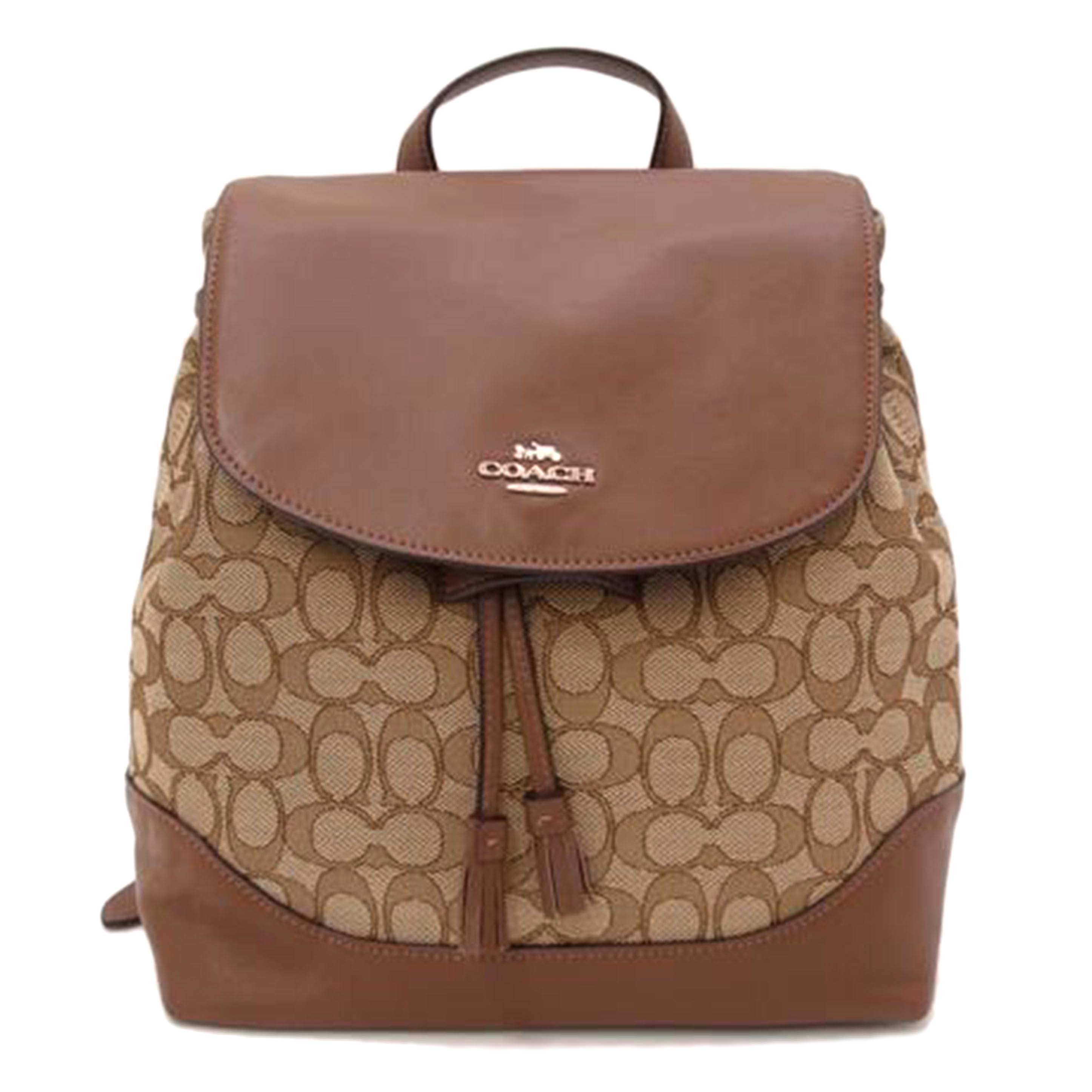 COACH コーチ 茶 バックパック レディース/アウトラインシグネチャーリュック/ブラウン/F73313//K1921/SAランク/69