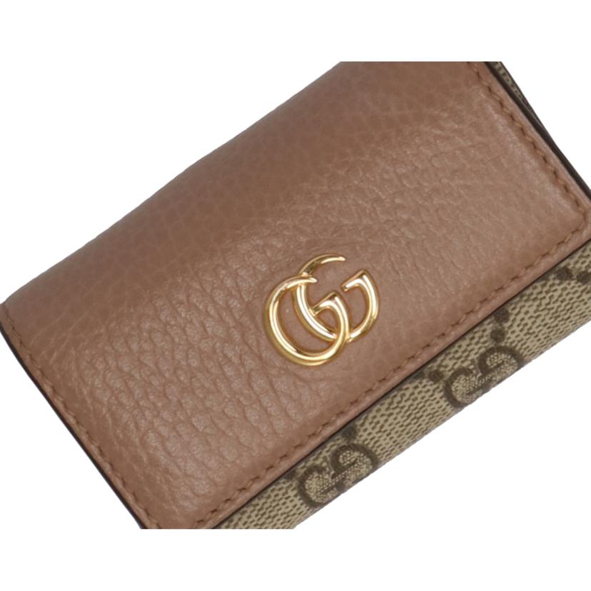 GUCCI グッチ/GGマーモント6連キーケース/456188//0416/ABランク/75