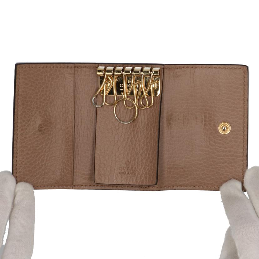 GUCCI グッチ/GGマーモント6連キーケース/456188//0416/ABランク/75