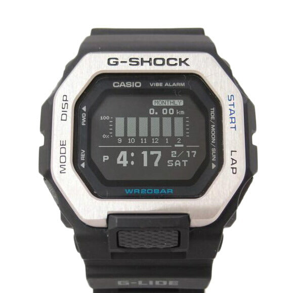 CASIO カシオ 腕時計 スクエアフェイス トレーニング G-HOCK MOVE対応 タイド/G-SHOCK/G-LIDE/スマホリンク/クォーツ/GBX-100-1JF//212********/Bランク/69