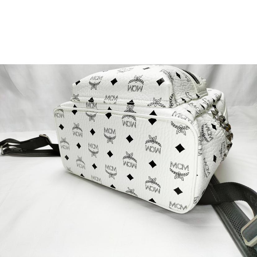 MCM エムシーエム/ヴィセトス スターク サイドスタッズ付 バックパック/MMK6SVE37 WT001//ABランク/52