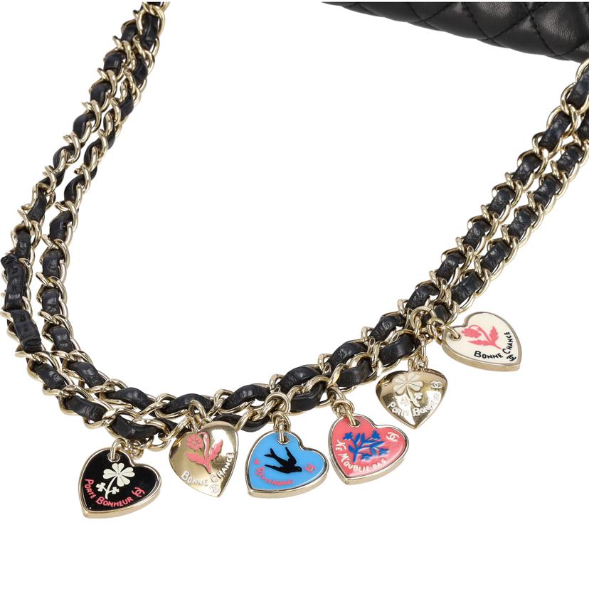 CHANEL シャネル/バレンタイン/マトラッセ/ハートチャーム/チェーンショルダー//129*****/ABランク/75