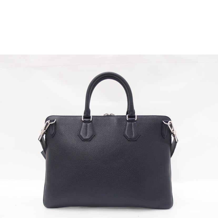 BALLY バリー 紺 ビジネスバック A4対応 メンズ/レザー2wayブリーフケース/ネイビー/SEEDORF//Aランク/69