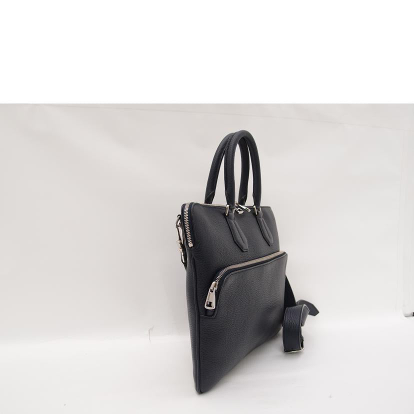 BALLY バリー 紺 ビジネスバック A4対応 メンズ/レザー2wayブリーフケース/ネイビー/SEEDORF//Aランク/69