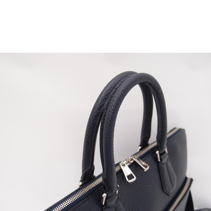 BALLY バリー 紺 ビジネスバック A4対応 メンズ/レザー2wayブリーフケース/ネイビー/SEEDORF//Aランク/69