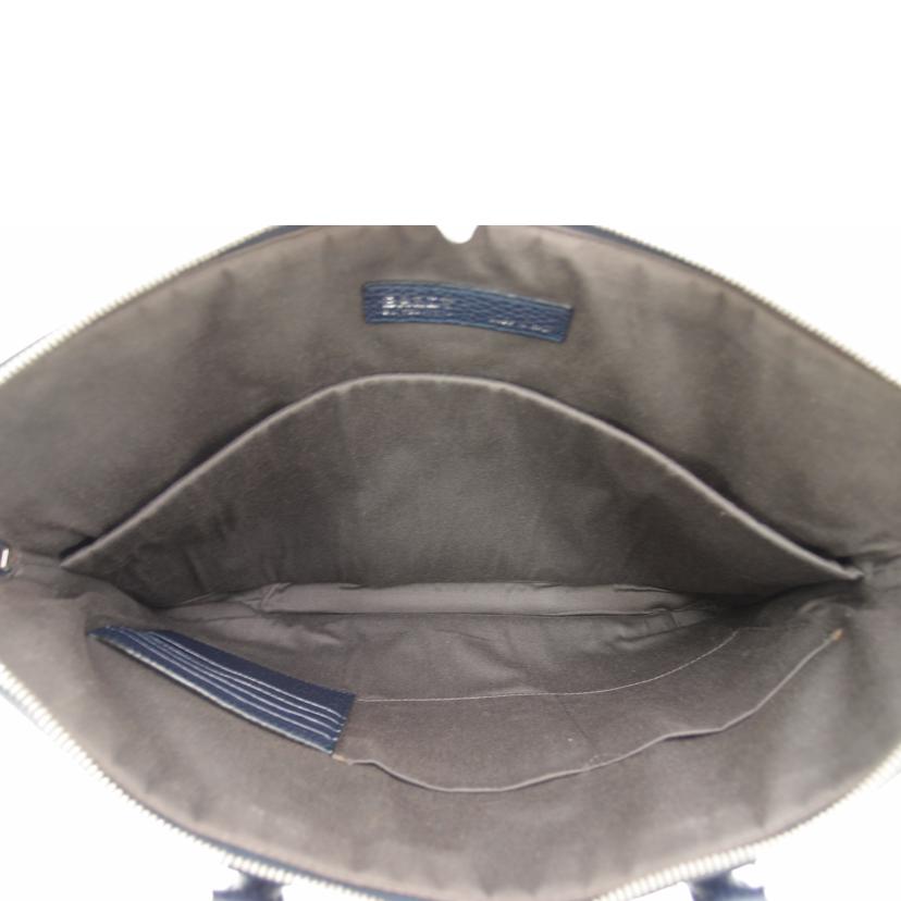 BALLY バリー 紺 ビジネスバック A4対応 メンズ/レザー2wayブリーフケース/ネイビー/SEEDORF//Aランク/69