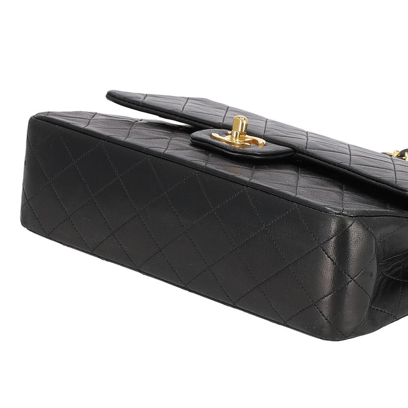 CHANEL シャネル/ヴィンテージ/マトラッセラムスキンWフラップチェーンショルダー/A01112//140****/Bランク/09