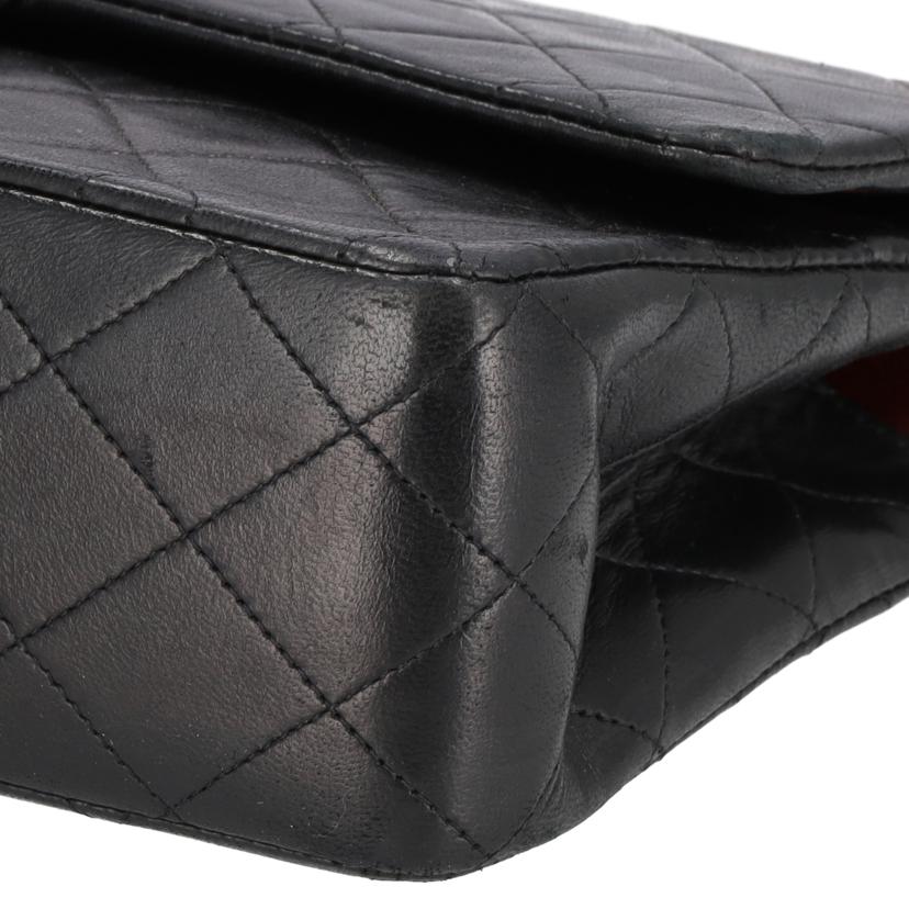 CHANEL シャネル/ヴィンテージ/マトラッセラムスキンWフラップチェーンショルダー/A01112//140****/Bランク/09