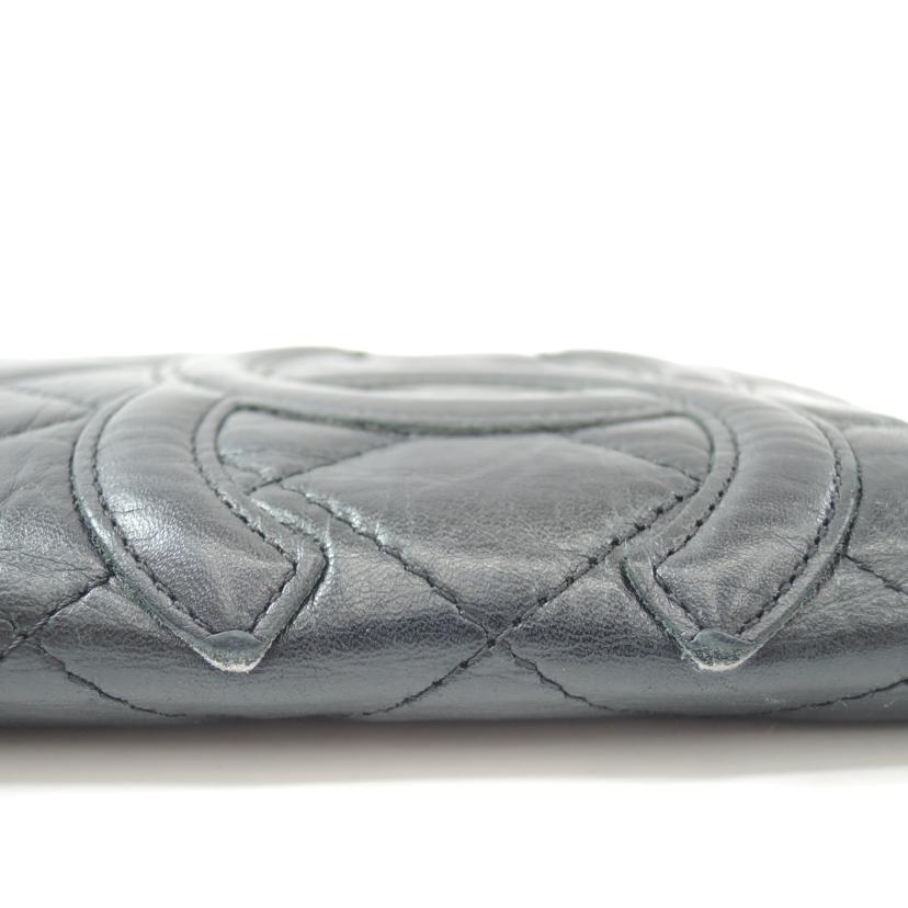 CHANEL シャネル/ガンボンライン二つ折り長財布//13424563/ABランク/06