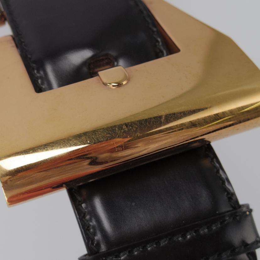 GICCI グッチ/リボンバックルレザーベルト/約73-78cm/186122//Aランク/75