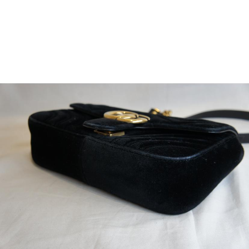 GUCCI グッチ/ベロア2WAYチェーンショルダー/446744 //213948/ABランク/92