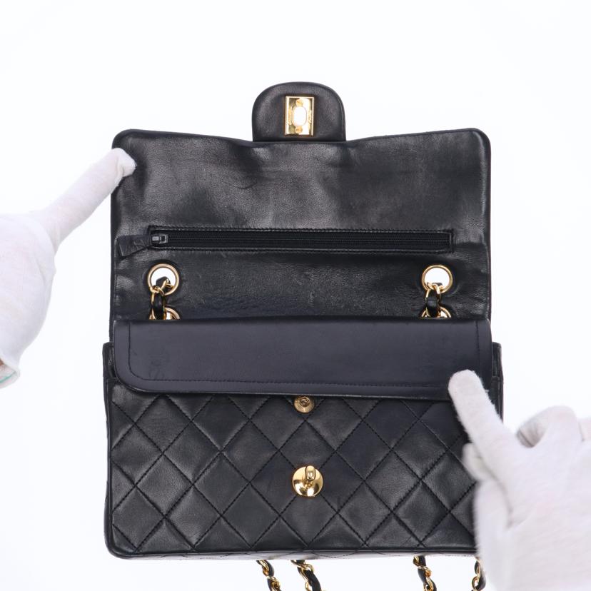 CHANEL シャネル/ヴィンテージ/マトラッセWフラップチェーンショルダー23/GD /A01113//051****/ABランク/09