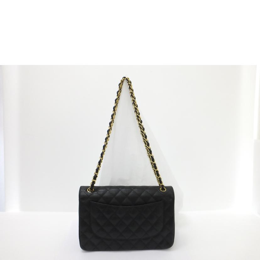 CHANEL シャネル/マトラッセWフラップ30キャビアスキンチェーンショルダー/GD/A58600//193*****/Aランク/88