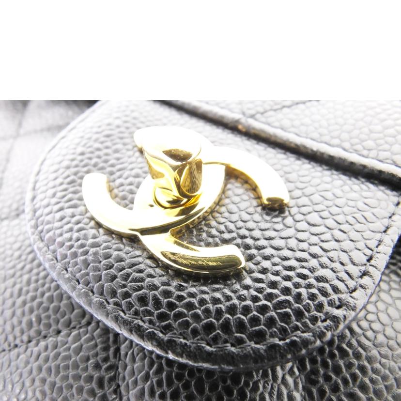 CHANEL シャネル/マトラッセWフラップ30キャビアスキンチェーンショルダー/GD/A58600//193*****/Aランク/88